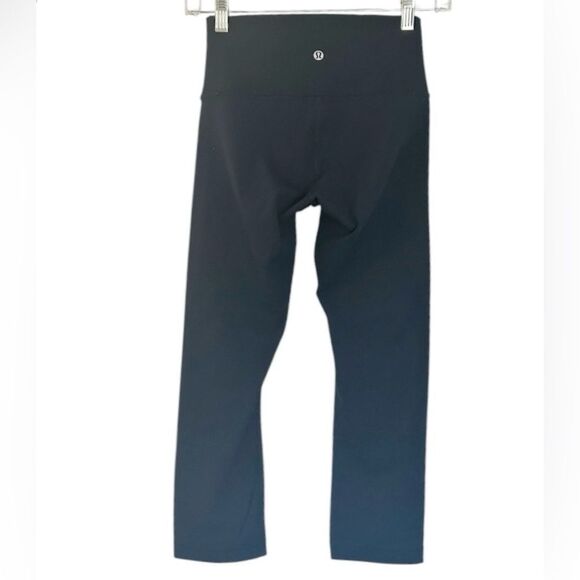 Lululemon Wunder Under Crop (Hi-Rise) Leggings Luxtreme 21" True Navy Size 4 - Picture 6 of 12